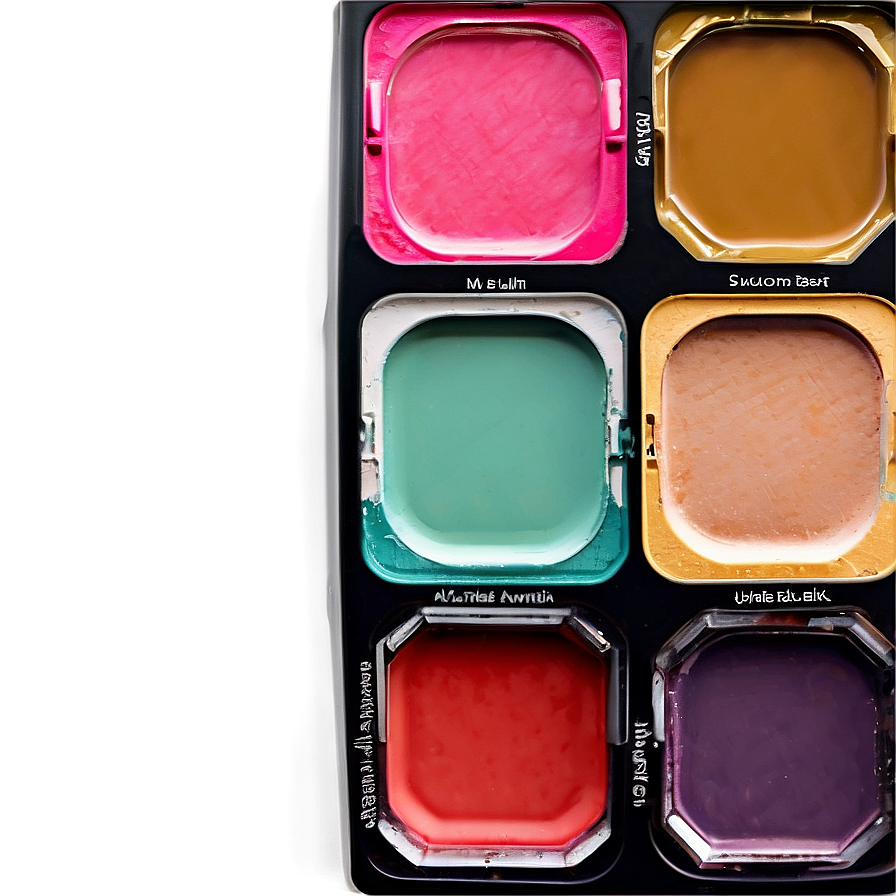 Bright Colors Makeup Palette Png 96