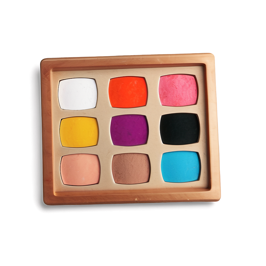 Bright Colors Makeup Palette Png Tqm