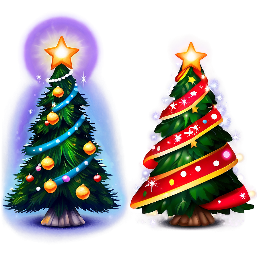 Bright Cute Christmas Tree Png Oqg