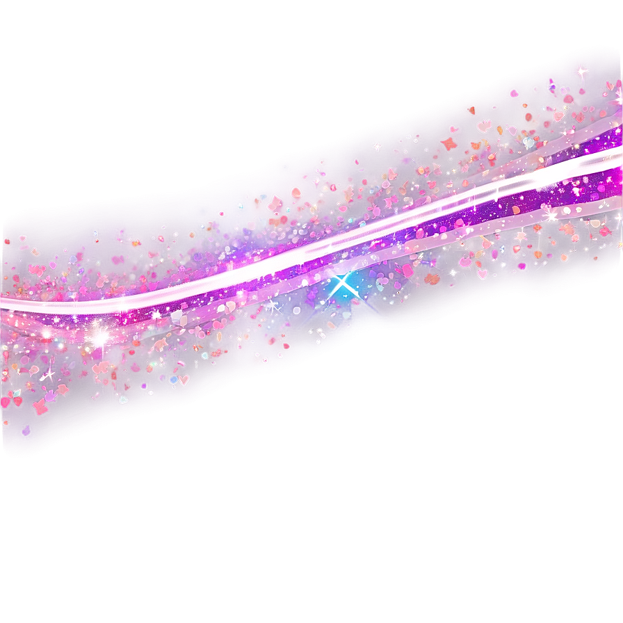 Bright Glitter Line Illustration Png Voe42