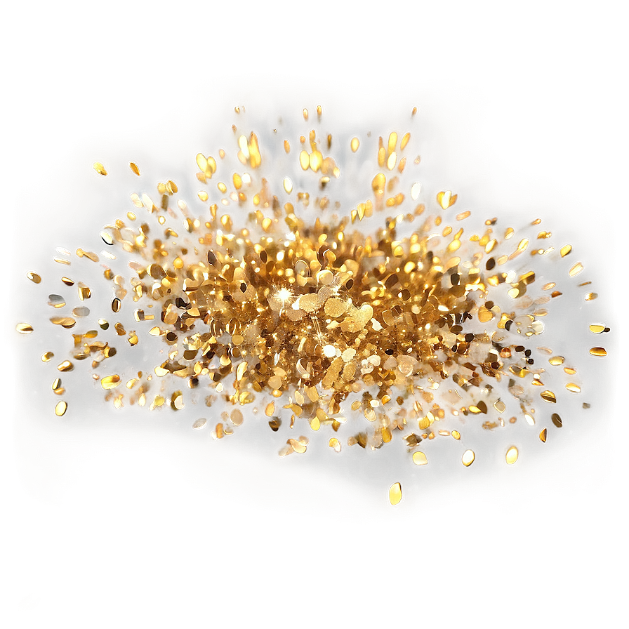 Bright Gold Sparkle Glitter Png Oln