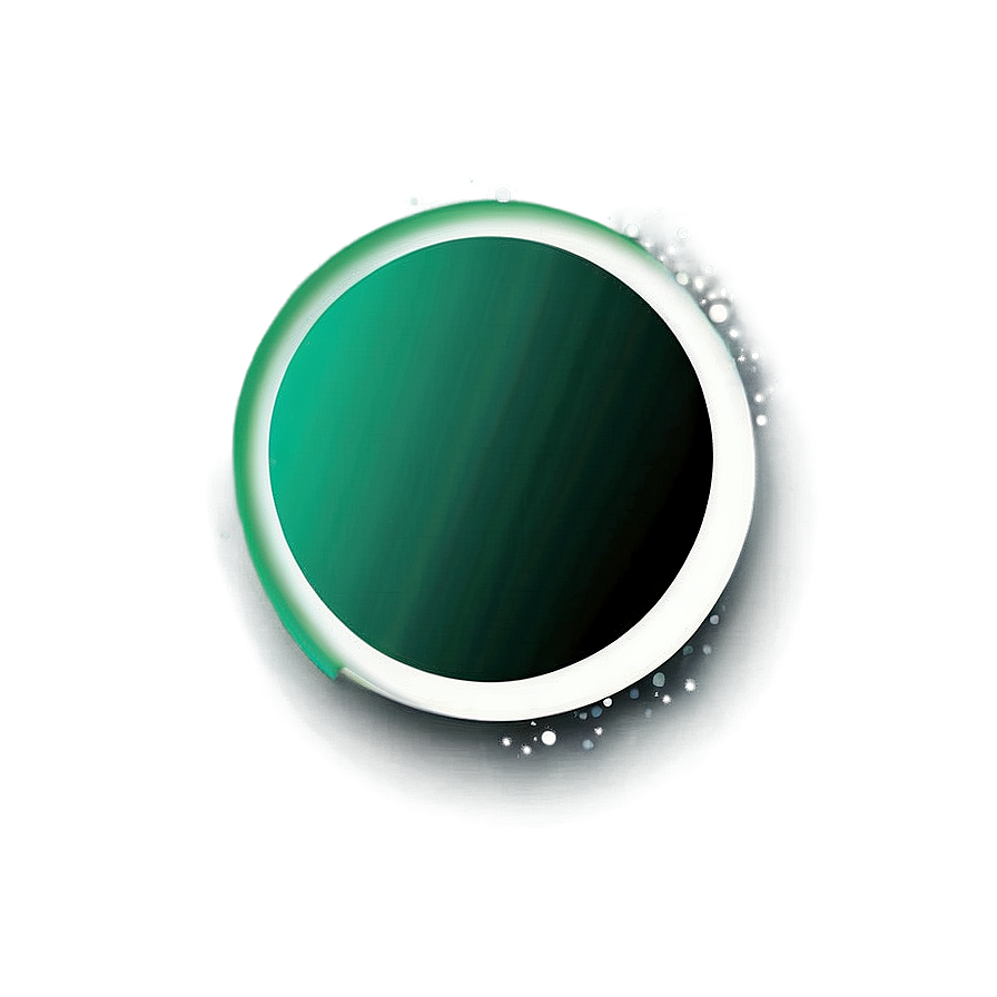 Bright Green Circle Graphic Png Ump50