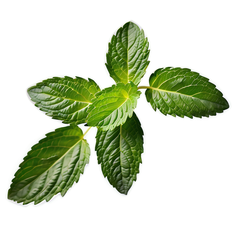 Bright Mint Leaves Png Ofm86