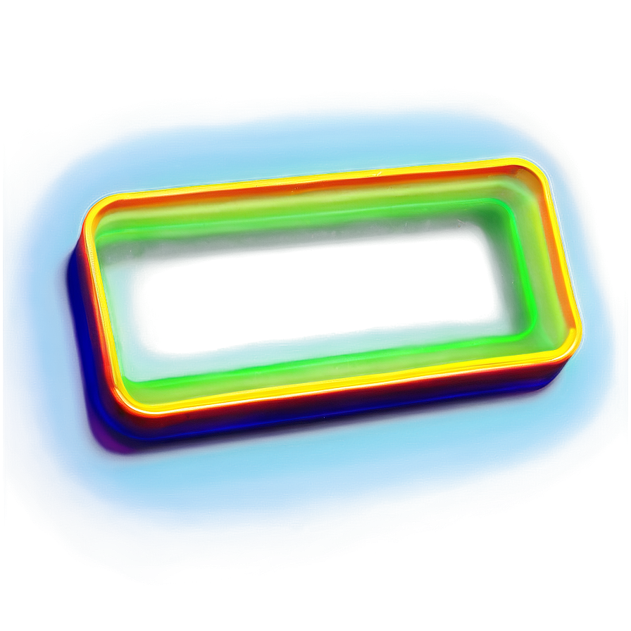 Bright Neon Rectangle Png Xru61