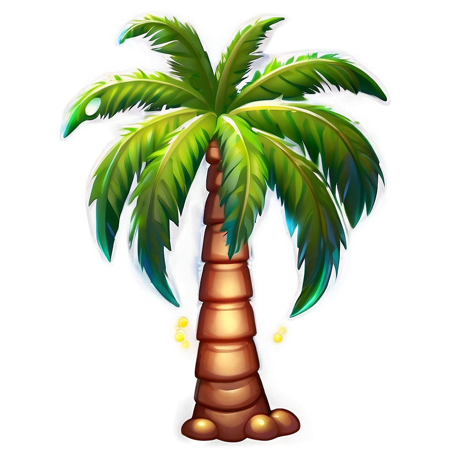 Bright Palm Tree Emoji Png Uoh52