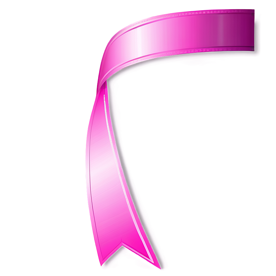 Bright Pink Ribbon Symbol Png Jht94