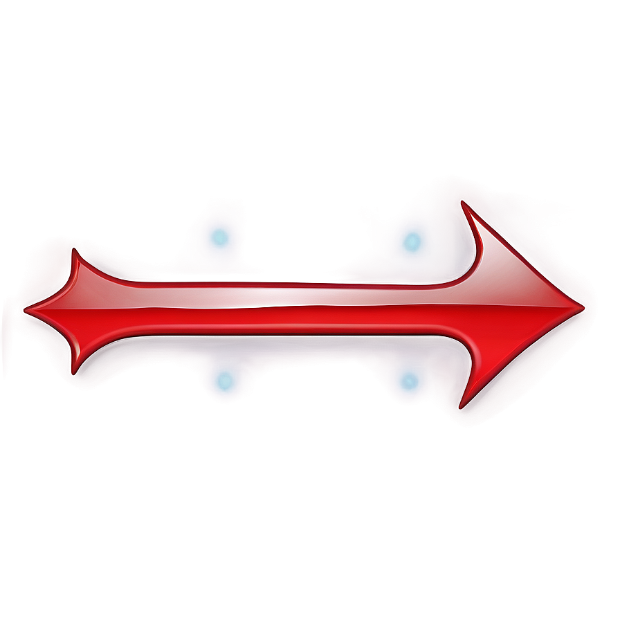 Bright Red Arrow Transparent Png 05262024