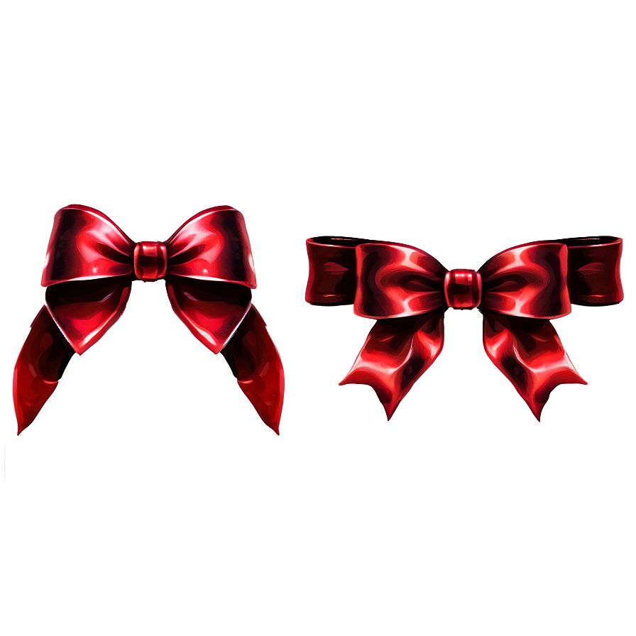 Bright Red Bow Png Hbt65