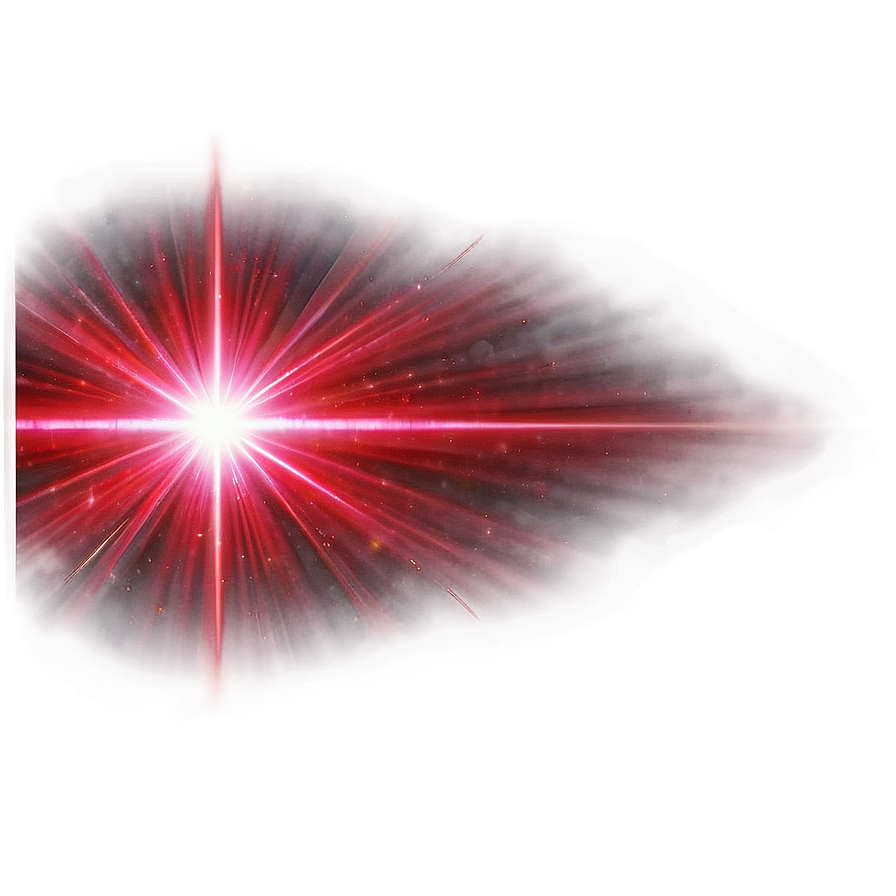 Bright Red Lens Flare Png 06122024