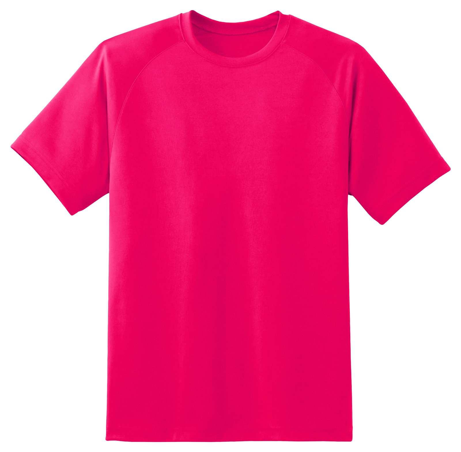 Bright Red Plain T Shirt