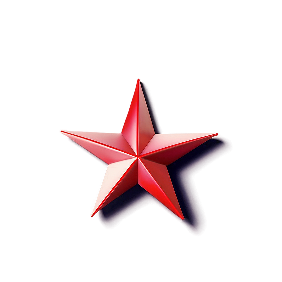 Bright Red Star Png 05232024