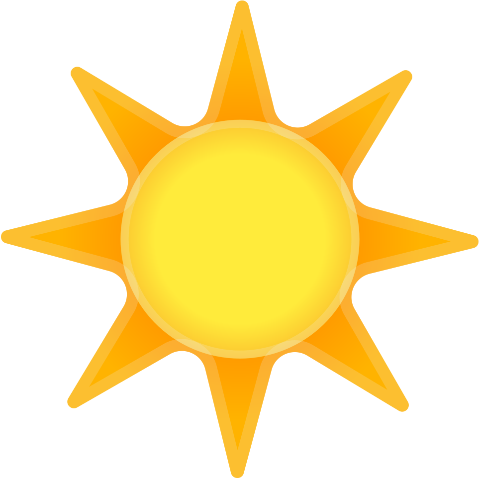 Sun Icon - ☀ Meaning, HD Png Download PNG with transparent background