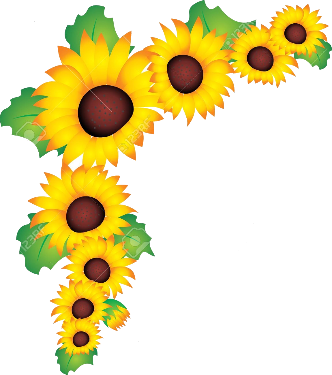 Bright Sunflower Clipart