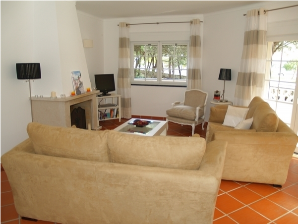 Bright Sunlit Living Room