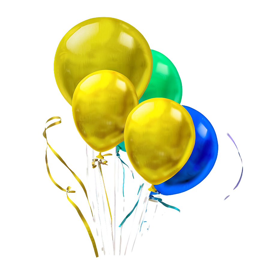 Bright Yellow Balloon Png Epc23