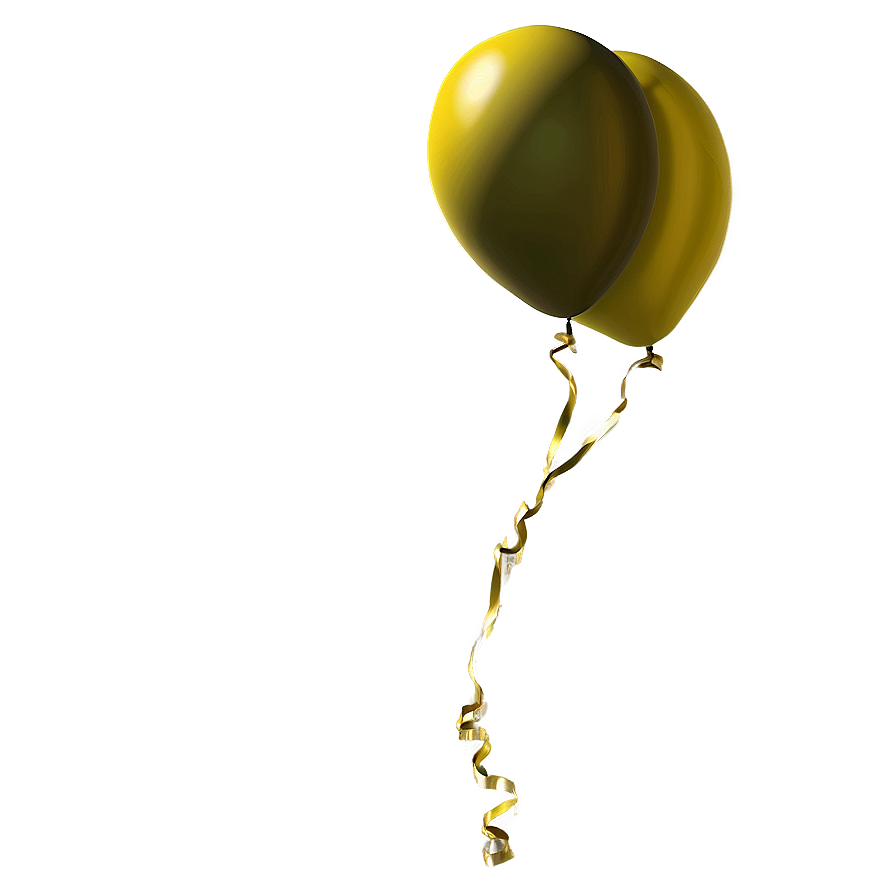 Bright Yellow Balloon Png Wct