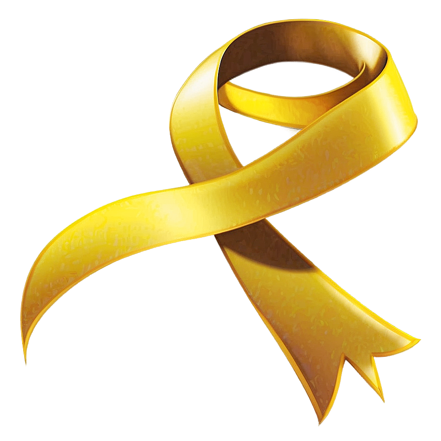 Bright Yellow Ribbon Png Omm