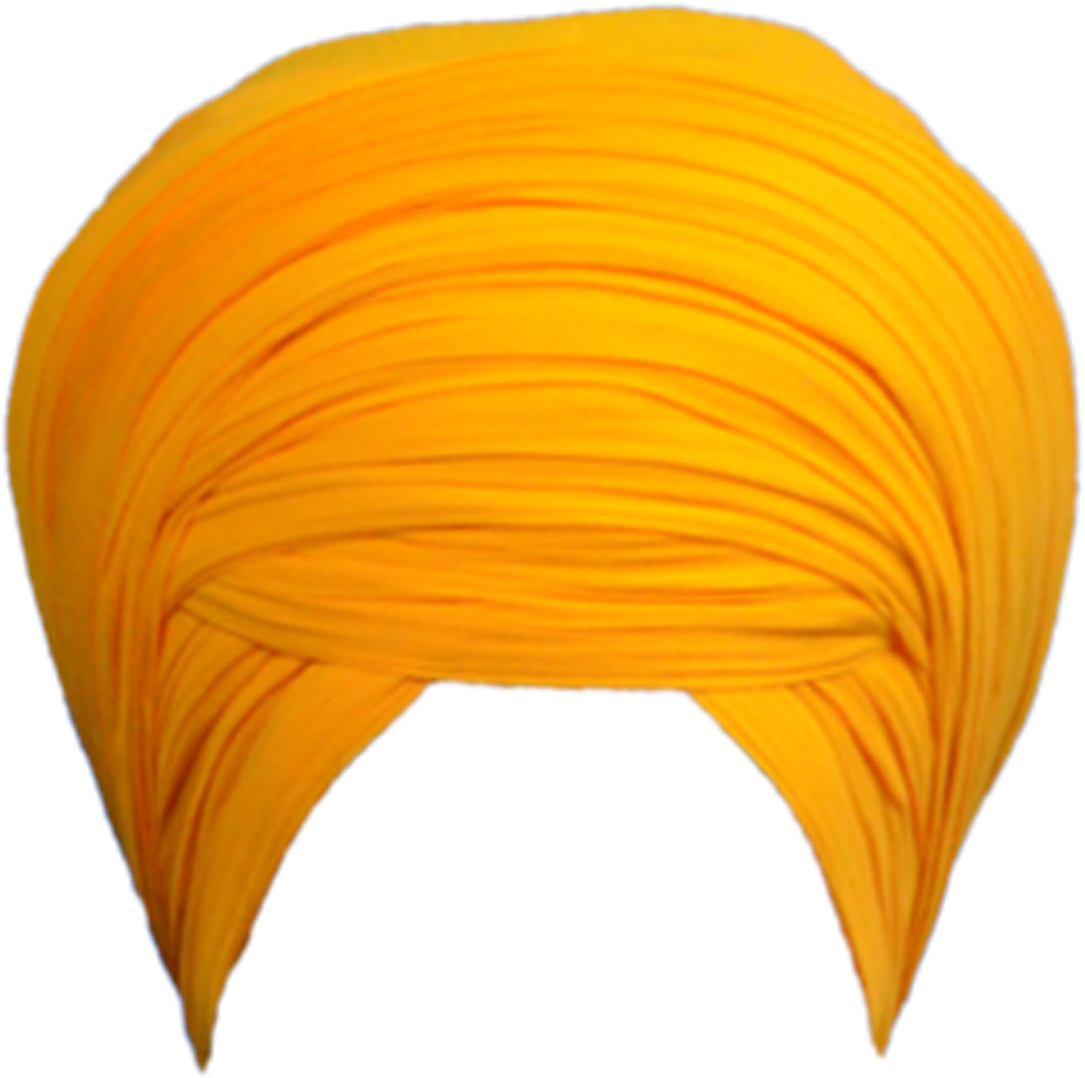 Bright Yellow Sikh Turban