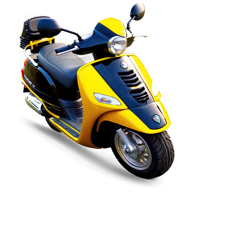 Bright Yellow Vespa Png Mqc70