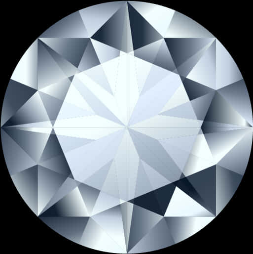 Brilliant Cut Diamond Illustration