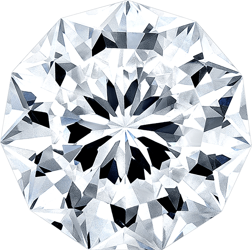 Brilliant Cut Diamond Top View