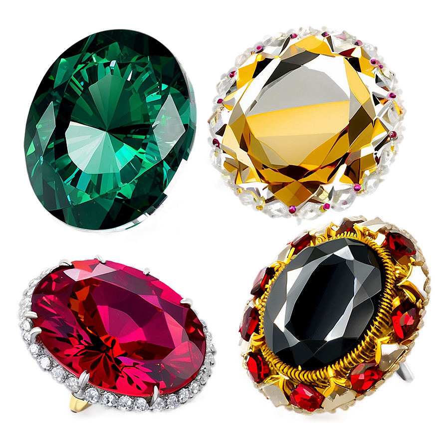 Brilliant Gems Display Png 06262024