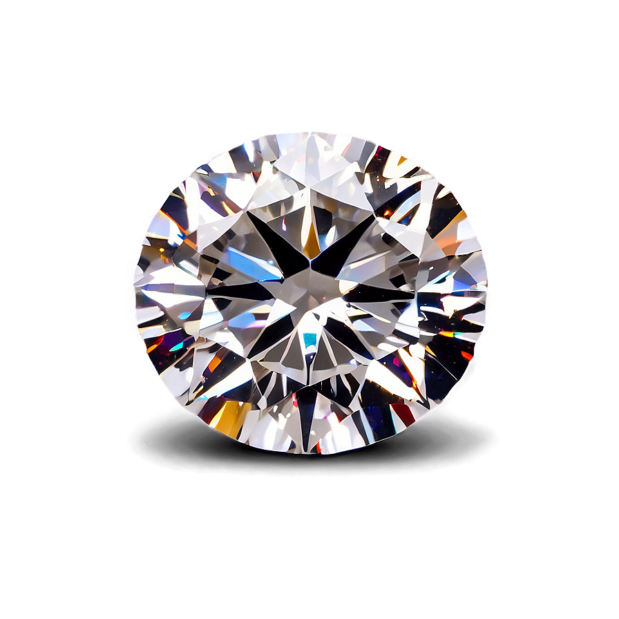 Brilliant Round Diamond PNG ftd PNG with transparent background
