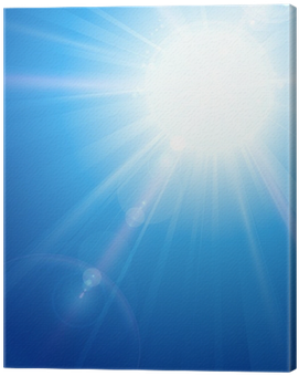 Brilliant Sunlight Blue Sky PNG with transparent background