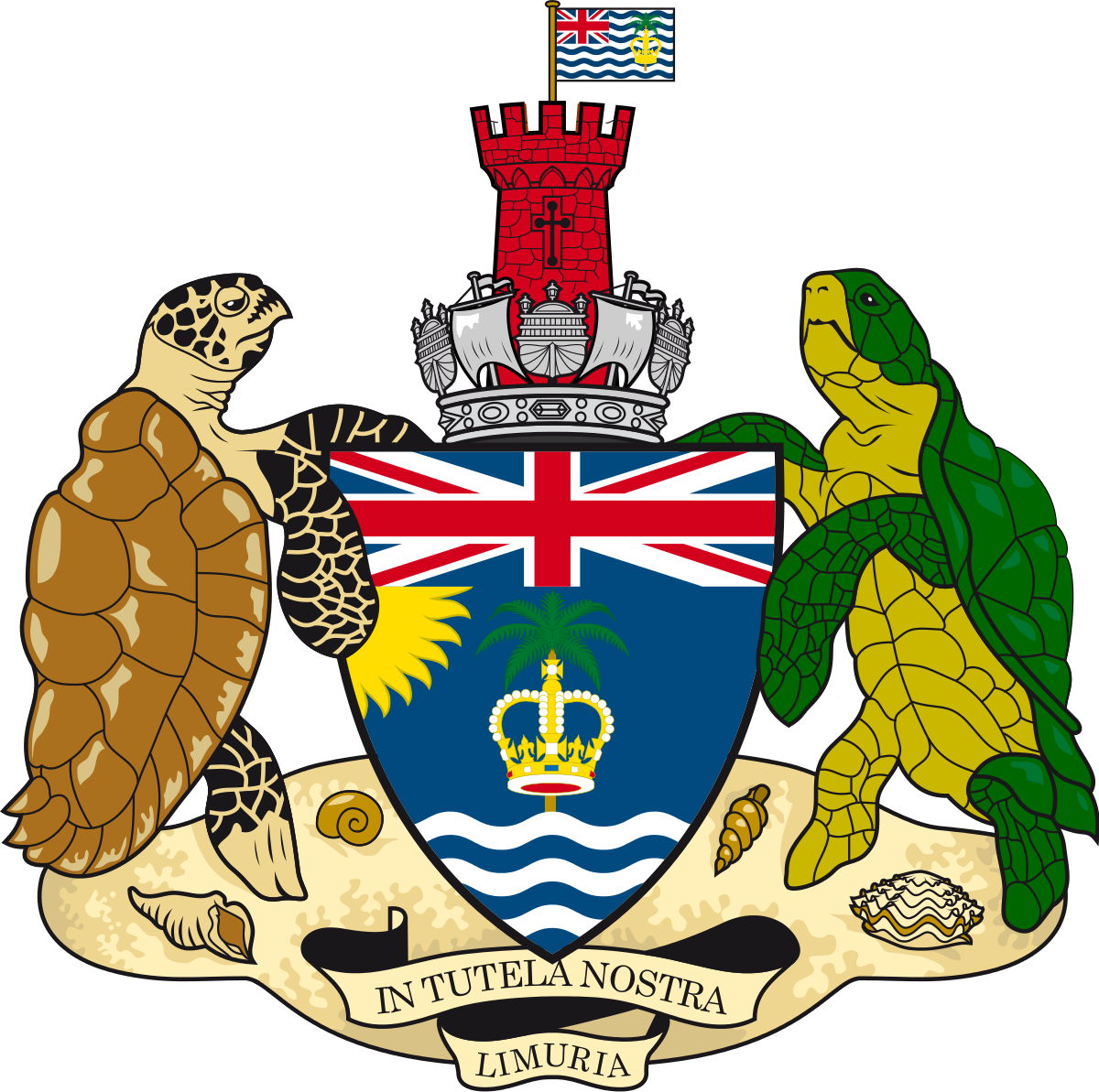 British Indian Ocean Territory Coat Of Arms, HD Png Download PNG with transparent background
