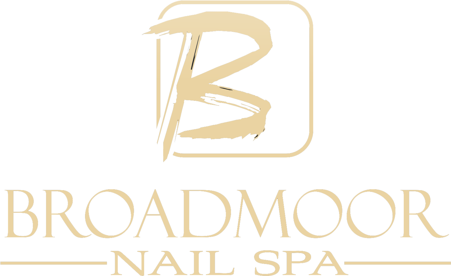Broadmoor Nail Spa Logo PNG with transparent background