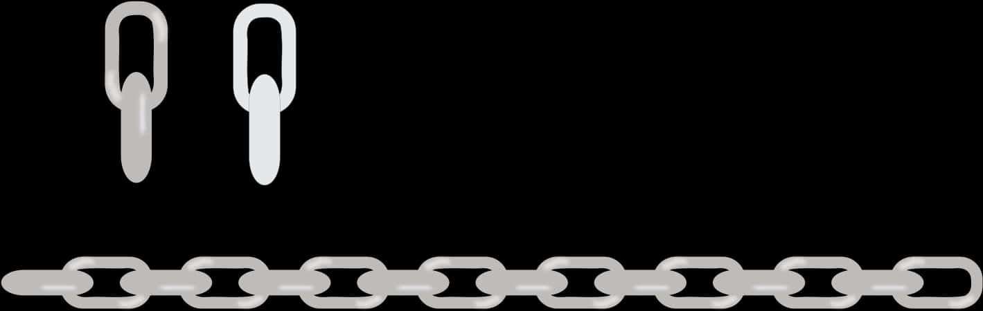 Broken Chain Link Illustration