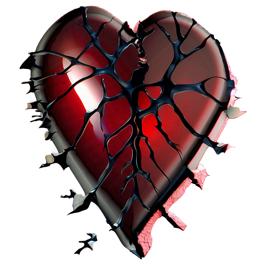 Broken Heart Outline Png 05212024