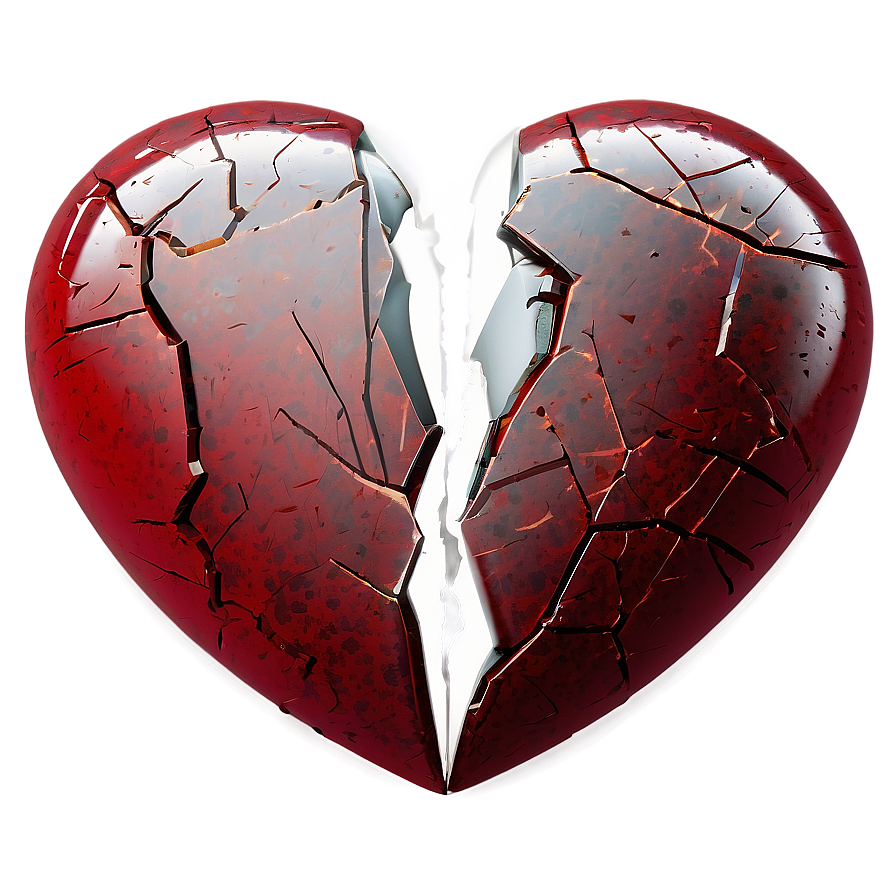 Broken Heart Vector Png 42