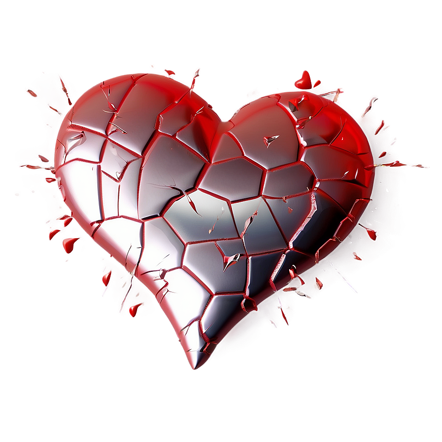 Broken Love Heart Png 05032024