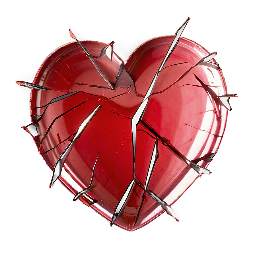 Broken Love Heart Png Cvv