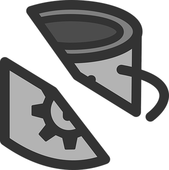 Broken Mug Icon PNG image with a transparent background, free high-resolution download