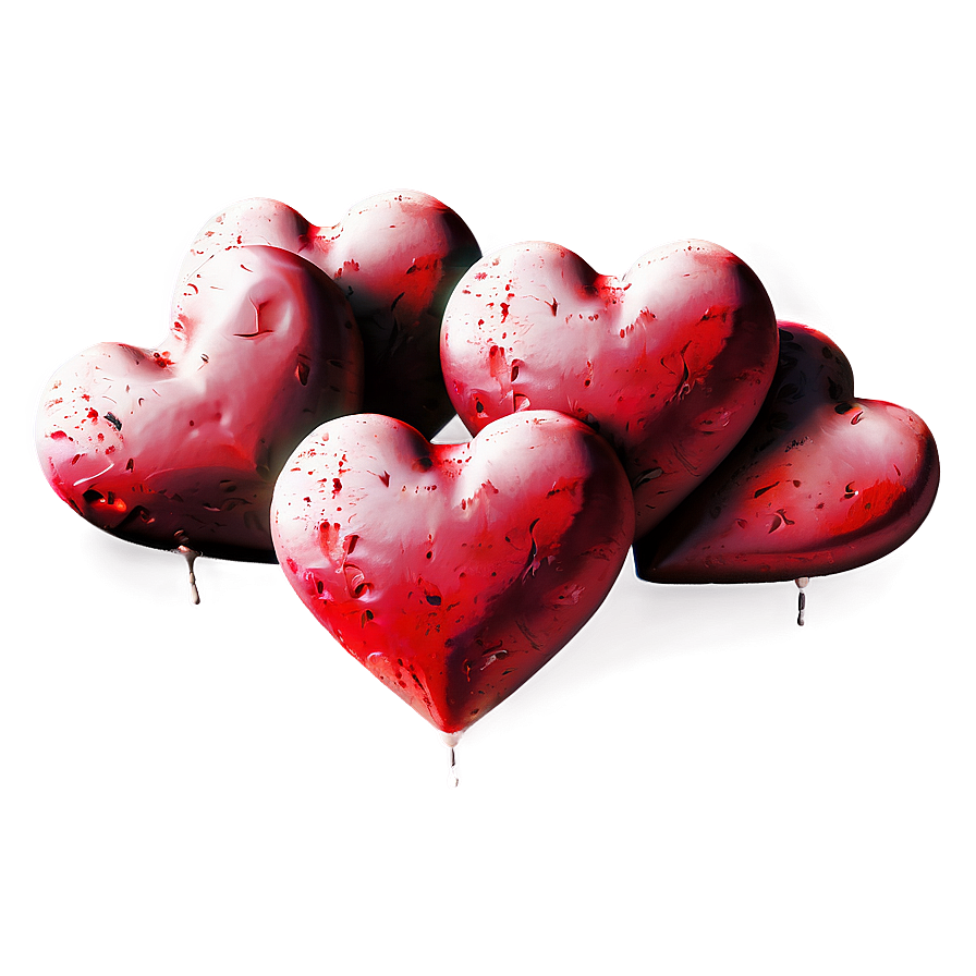 Broken Red Hearts Image Png Dsx