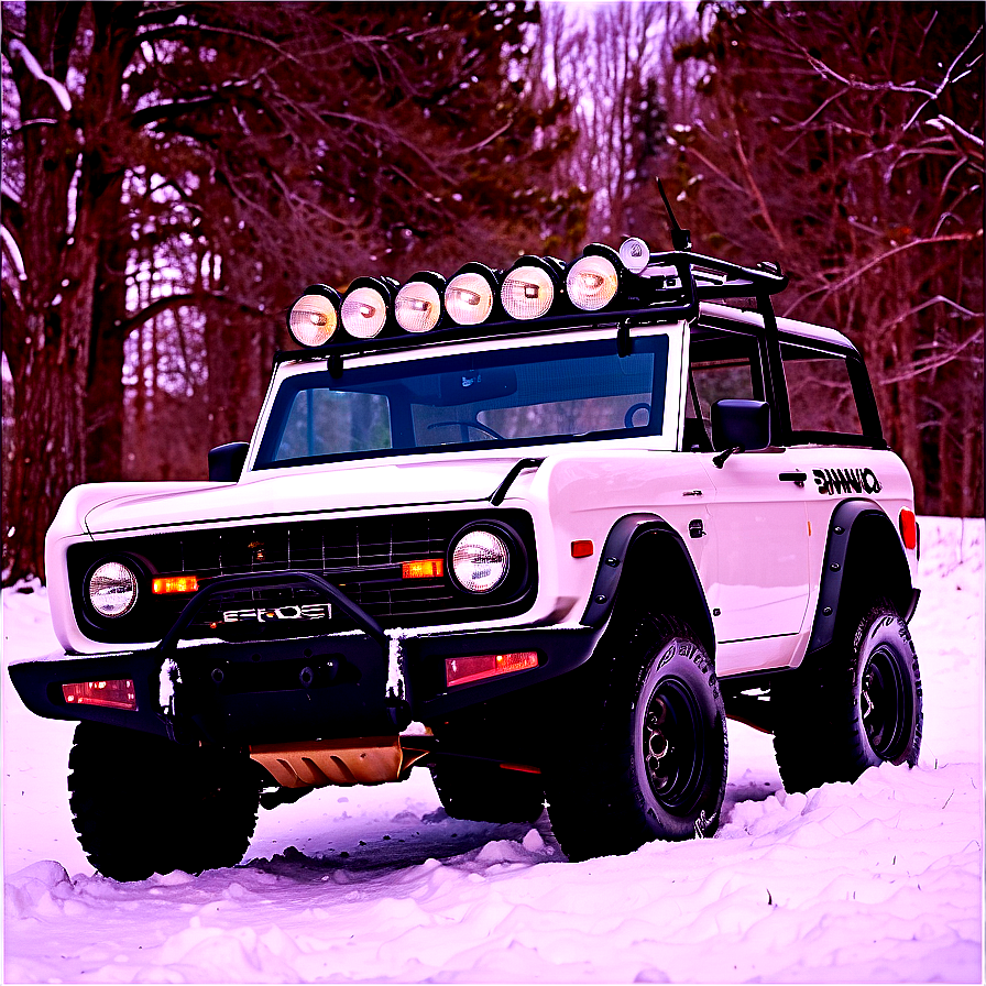 Bronco In Snow Png 06252024