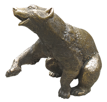 Bronze Bear Sculpture