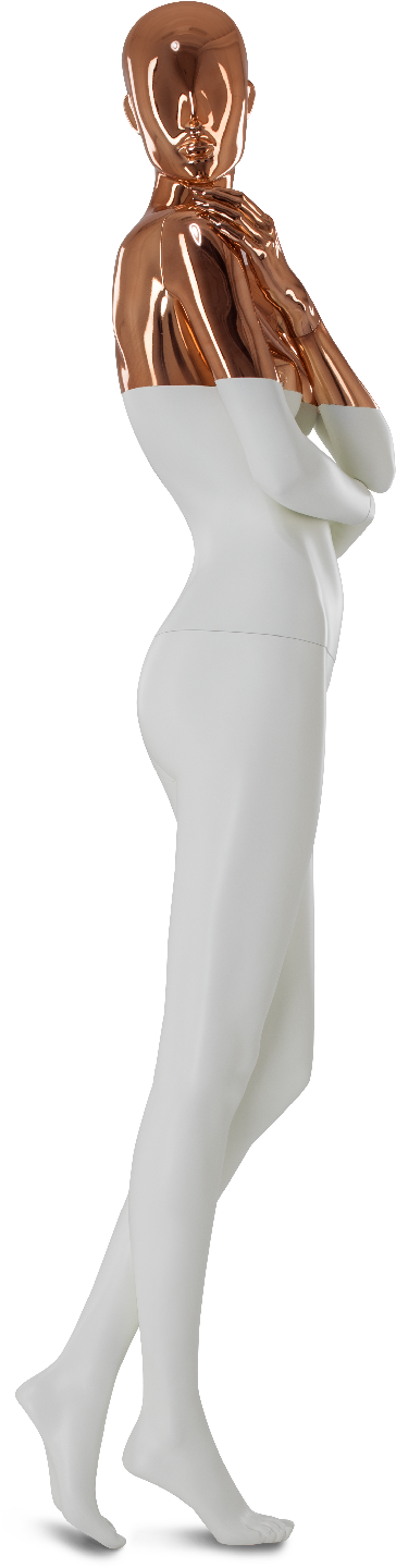 White Copper Mannequin Png, Transparent Png PNG with transparent background