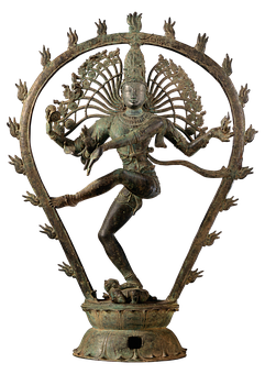 Bronze_ Shiva_ Nataraja_ Statue PNG with transparent background
