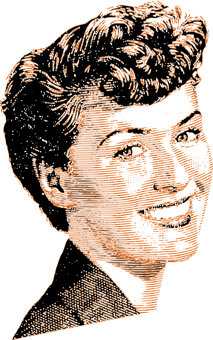 Bronze Texture Portrait PNG with transparent background