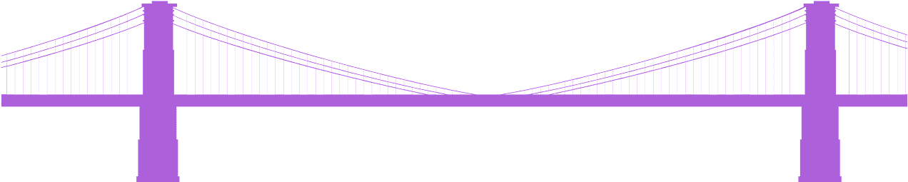 Brooklyn Bridge Graphic Outline