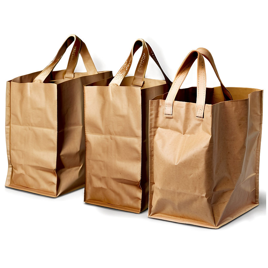 Brown Bag For Storage Png Koe