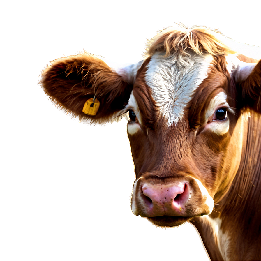 Brown Cow Face Png Xls