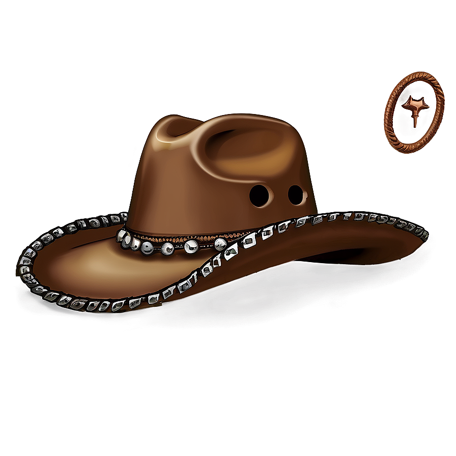 Brown Cowboy Hat Transparent Png 05262024