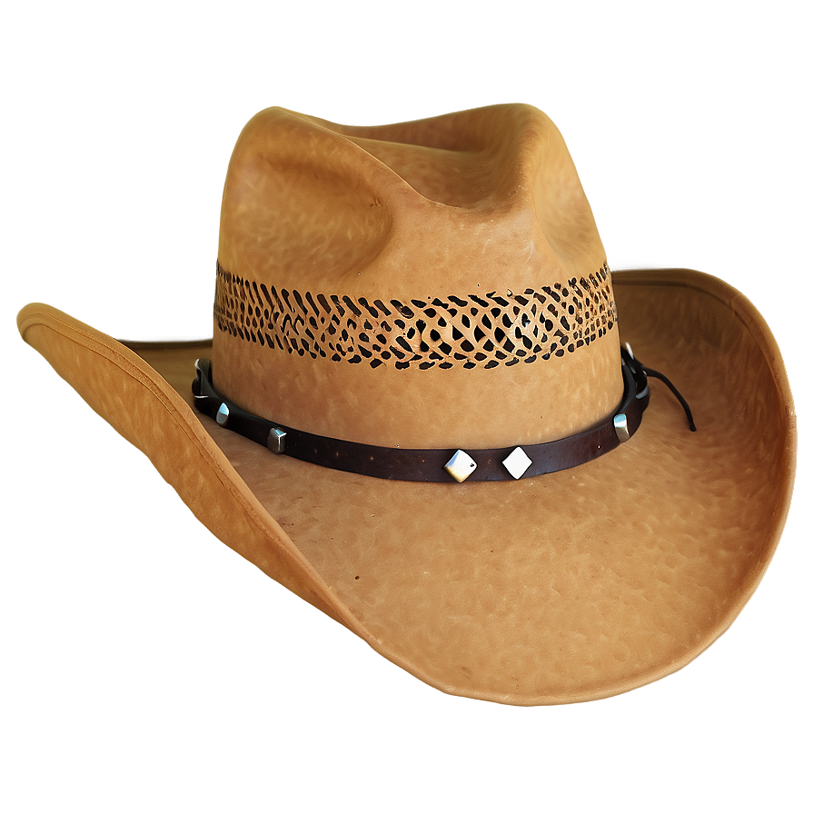 Brown Cowgirl Hat Png 06132024