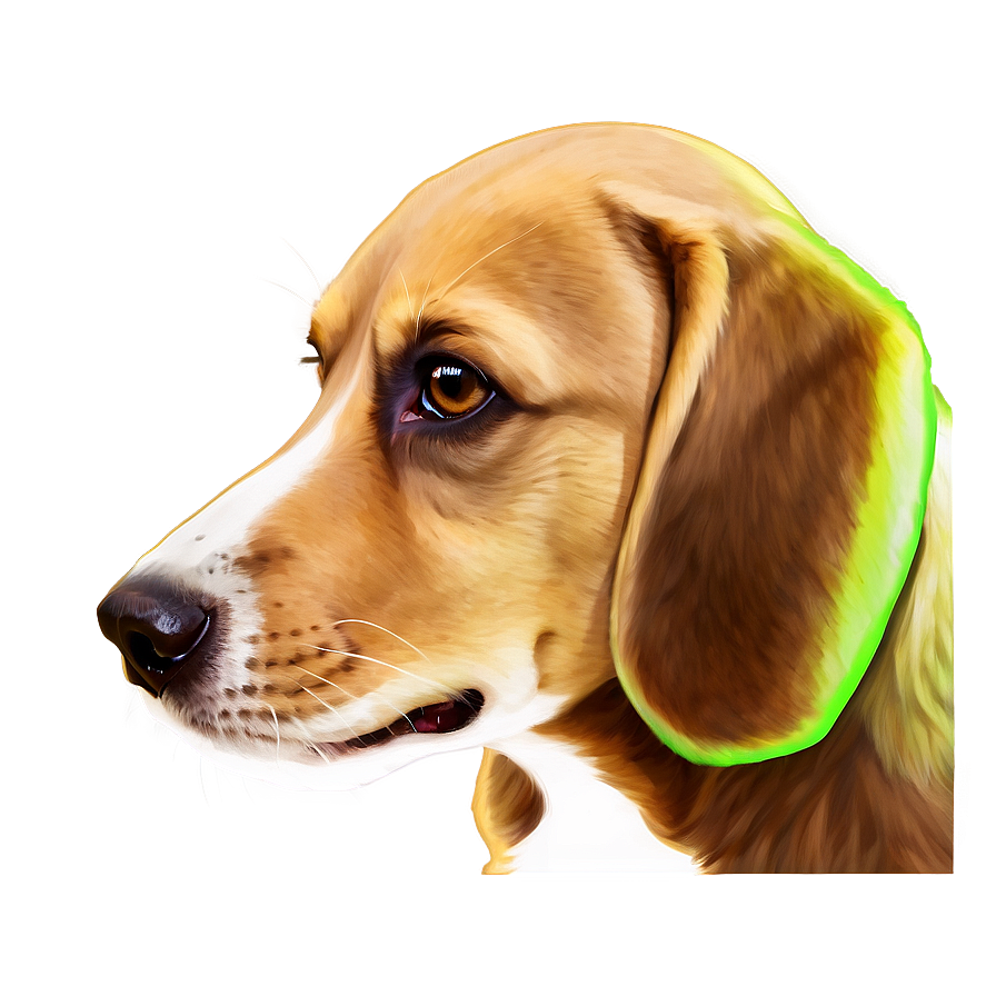 Brown Dog Sniffing Nose Png Sds43