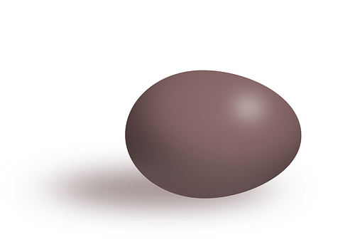 Brown Egg Isolated Background PNG with transparent background
