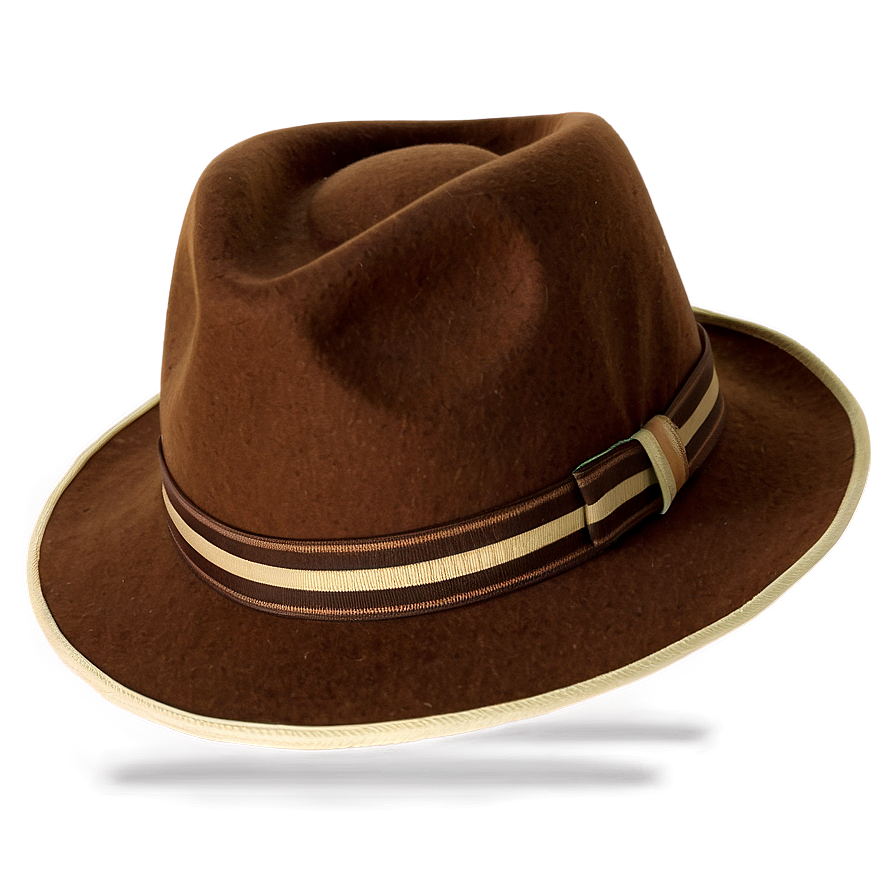 Brown Fedora Hat Png 06262024